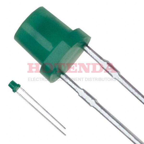 LN377GPX - LED GREEN DIFFUSED 3MM ROUND T/H
