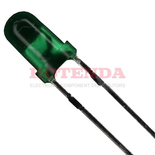 LN38GPX - LED GREEN 3MM ROUND T/H