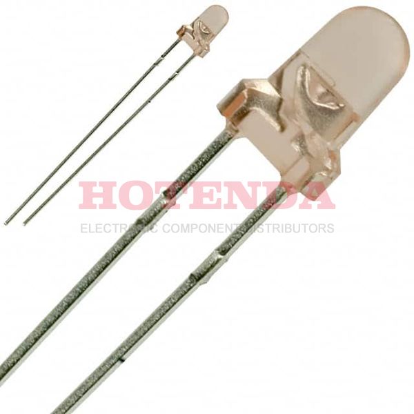 EFR3863X - LED RED CLEAR 3MM ROUND T/H