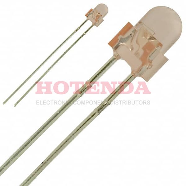 EFR3864X - LED RED CLEAR 3MM ROUND T/H