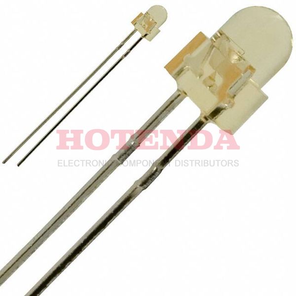 EFY3864X - 3 mm (T-1) Yellow 70 º Intensity Min 350 mcd Typical 500 mcd Through-hole LED