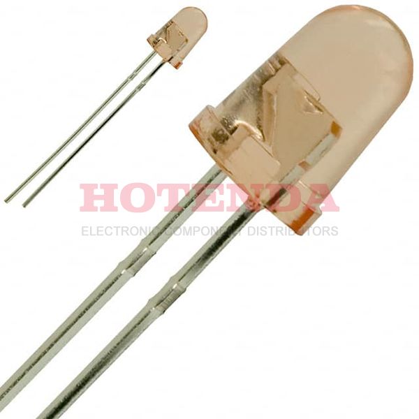 EFA5365S - LED ORANGE CLEAR 5MM ROUND T/H