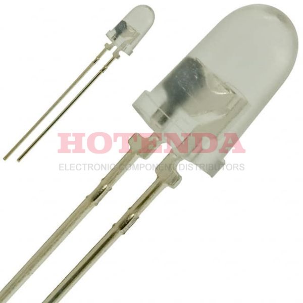 H-1000L - LED RED CLEAR 5MM ROUND T/H
