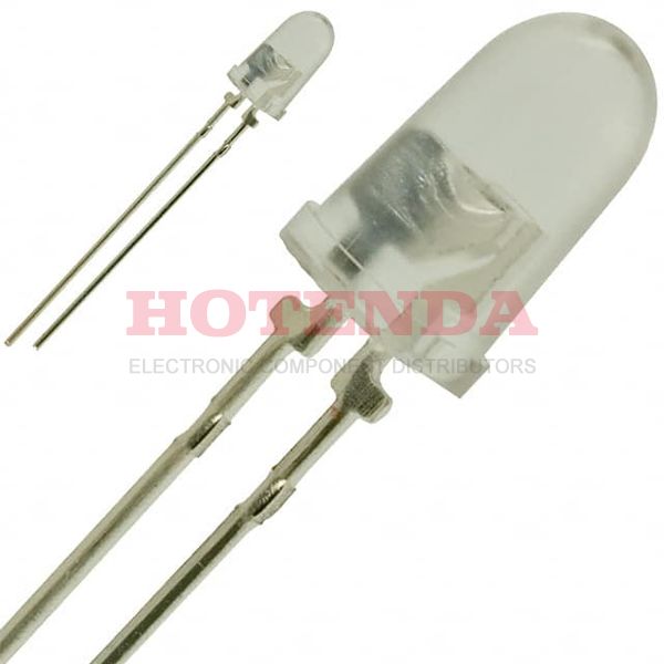 H-2000L - LED RED CLEAR 5MM ROUND T/H