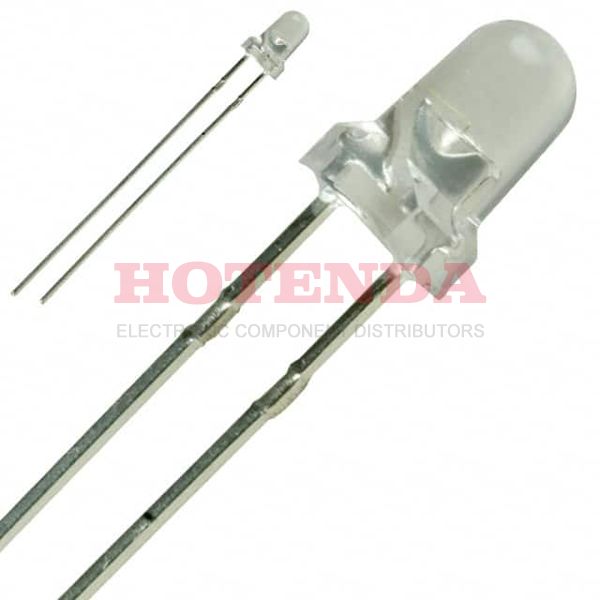 DG3803X - LED GREEN CLEAR 3MM ROUND T/H