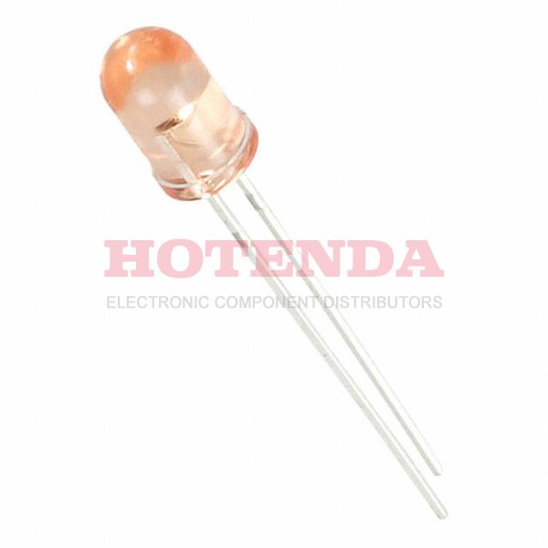 EFA5364X - LED Uni-Color Orange 609nm 2-Pin T-1 3/4