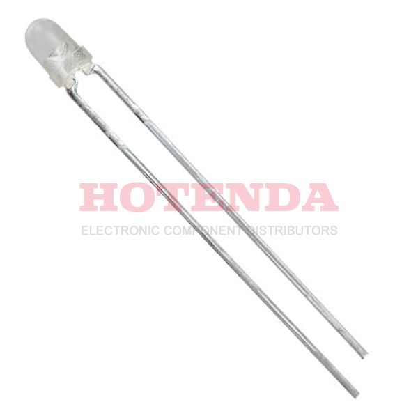 WP7104SEC/J3 - LED RED CLEAR 3MM ROUND T/H