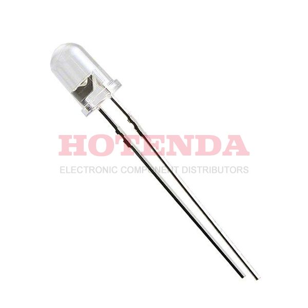 HLMP-CB13-UX000 - LED BLUE CLEAR 5MM ROUND T/H