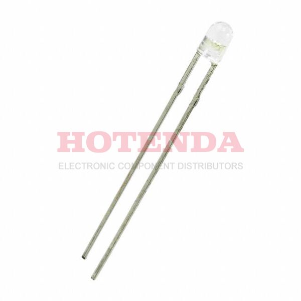 3UGC - LED GREEN CLEAR 3MM ROUND T/H