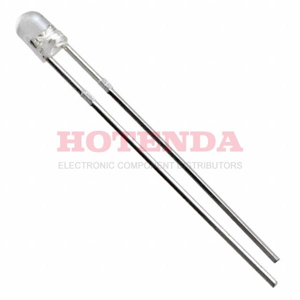 3UYC - LED YELLOW CLEAR 3MM ROUND T/H