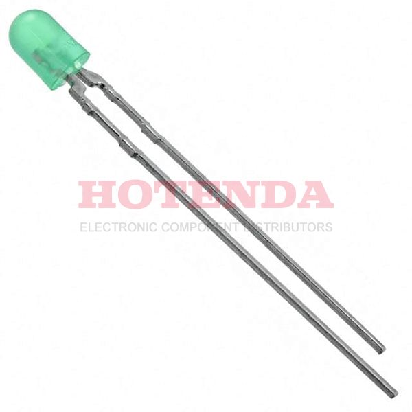 5219408F - LED GREEN DIFFUSED 3MM T/H