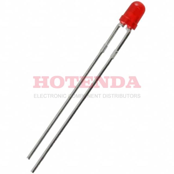 WP710A10LSRD - LED RED DIFFUSED T-1 T/H