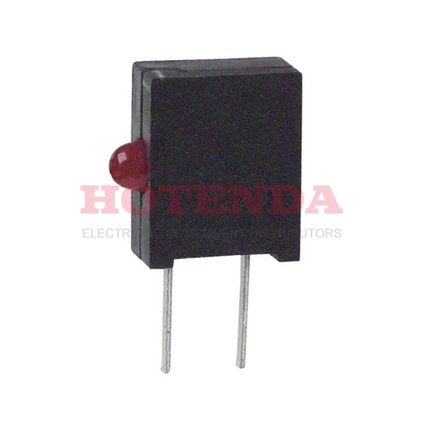 5552006 - LED RED 2MM 14V RT ANG PC MNT
