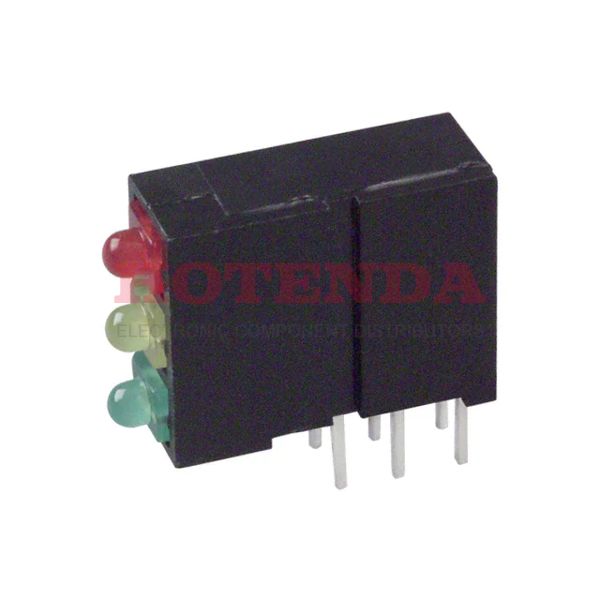 5700100132 - LED 3HI 2MM RED/YEL/GRN