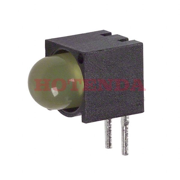 5500305 - LED 5MM RT ANGLE YELLOW PC MNT