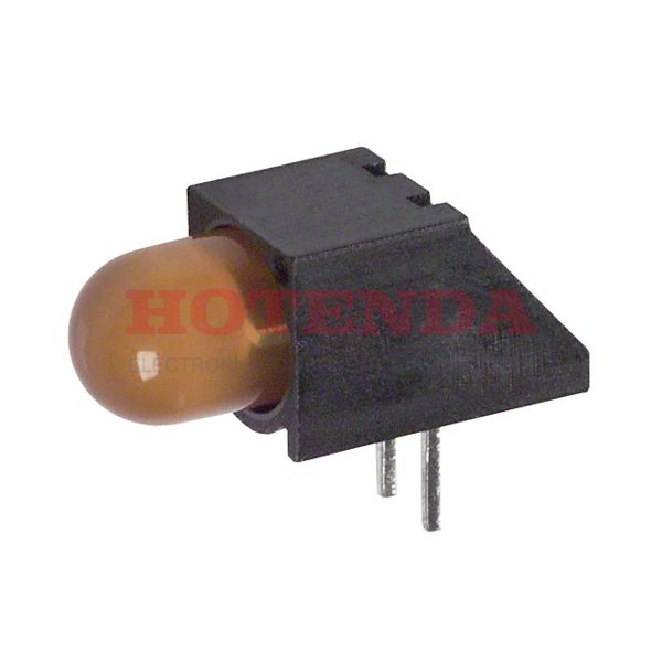 5500807 - LED 5MM 5V RT ANGLE YELLOW PCMNT