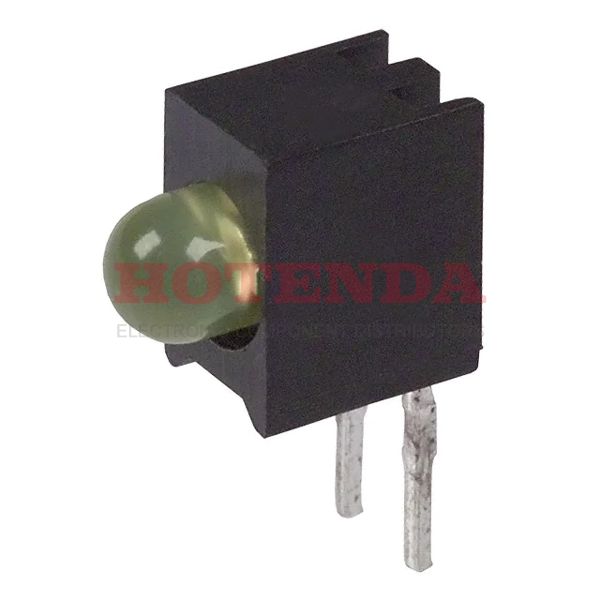 5510309 - LED 3MM RT ANG HI EFF YEL PC MNT
