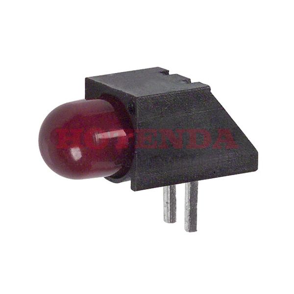5500507 - LED 5MM 5V RT ANGLE RED PC MNT