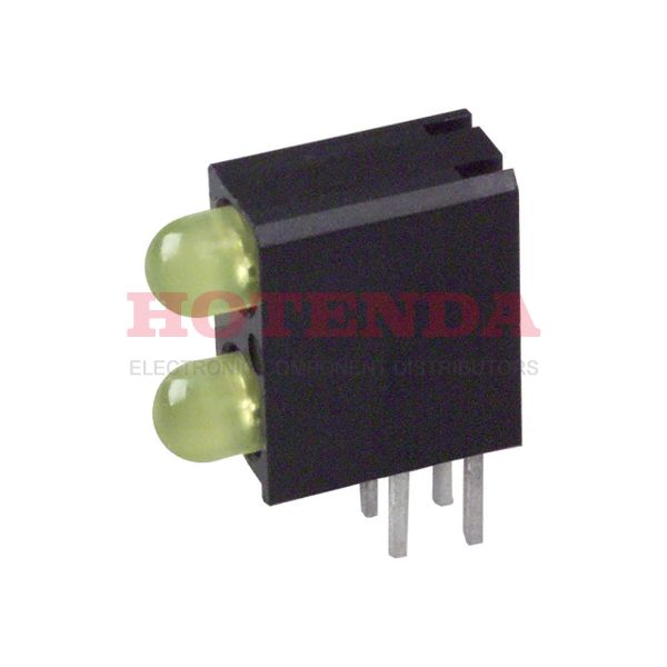 5530133 - LED 2HI 3MM YELLOW PC MNT