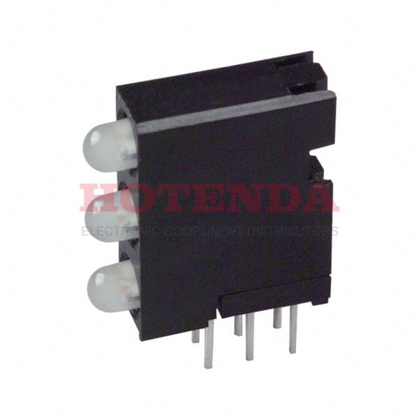 5640700111 - LED 3HI 3MM RED/GRN BICLR PC MNT