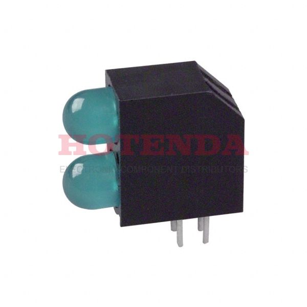 5520922 - LED 2HI 5MM LOW CUR GRN PC MNT