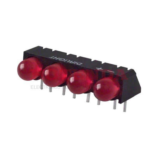 5502407004 - LED 5MM QUAD RED HI EFF PC MNT