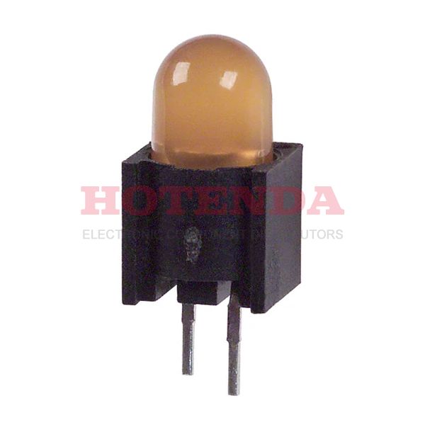 5502304 - LED 5MM VERT HI EFF YELL PC MNT
