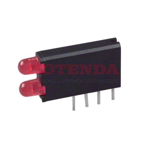 5690111100F - LED 2HI 3MM NARROW RED PC MNT