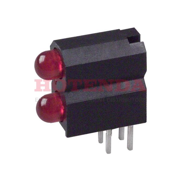 5530311300 - LED 2HI 3MM 5V RED PC MNT