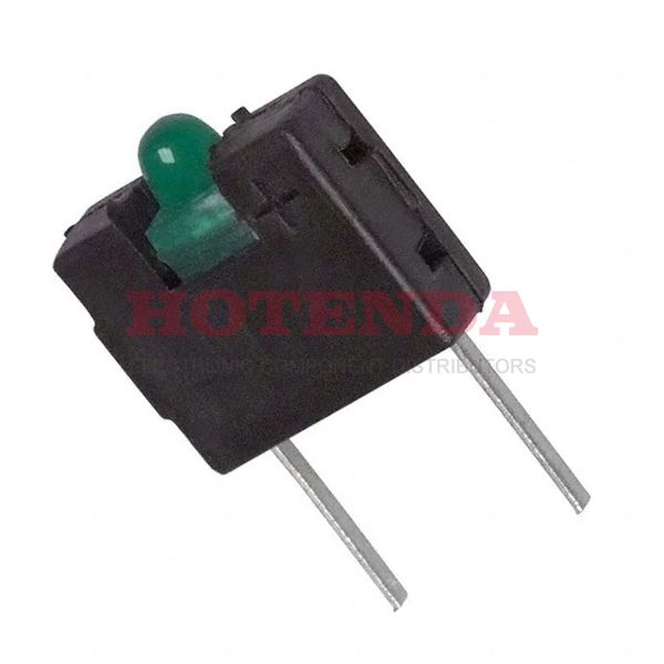5370T5 - LED GREEN T-3/4 VERTICAL PCB