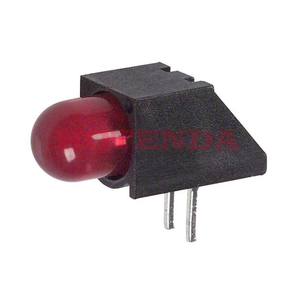 5505107 - LED 5MM RT ANG SUP DIFF RED PCMN