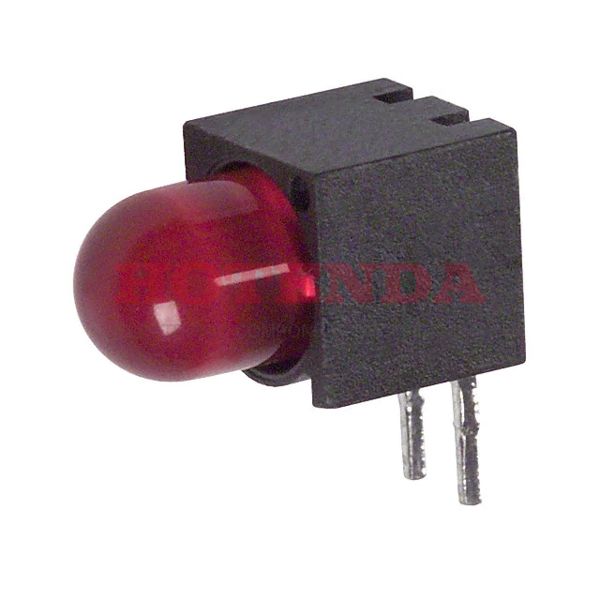 5502405 - LED 5MM RT ANG HI EFF RED PCMNT