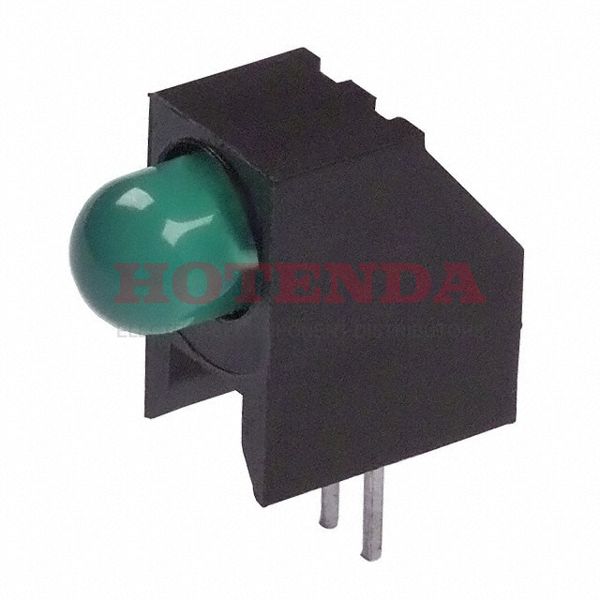 5306H5 - LED GREEN T1-3/4 RT ANG PCB