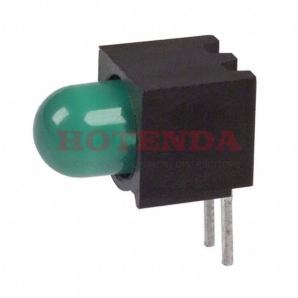 5380H5 - LED GREEN T1-3/4 RIGHT ANG PCB