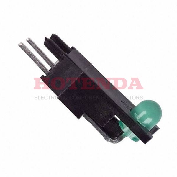 5321F5 - LED GREEN T1 .45" HI RT ANG ASSY
