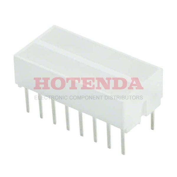 HLMP-2735 - LIGHT BAR 0.8X0.4" YLW DUAL