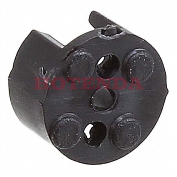 STD_110_BLK - LED HOLDER TRI-LEAD BLACK