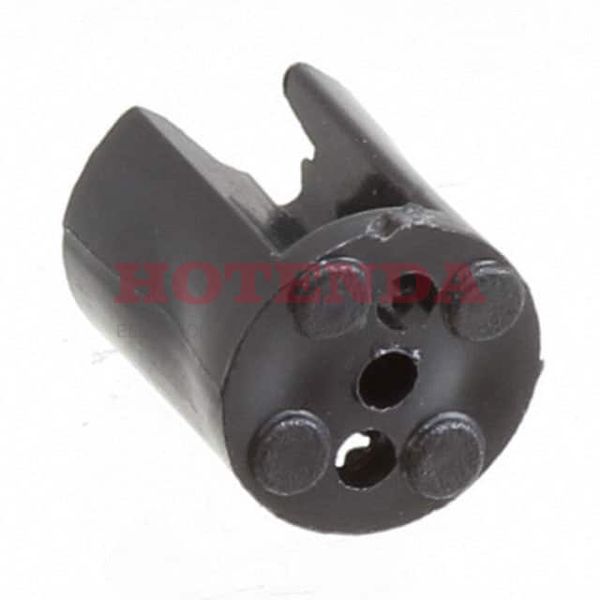 STD_220_BLK - LED HOLDER TRI-LEAD BLACK