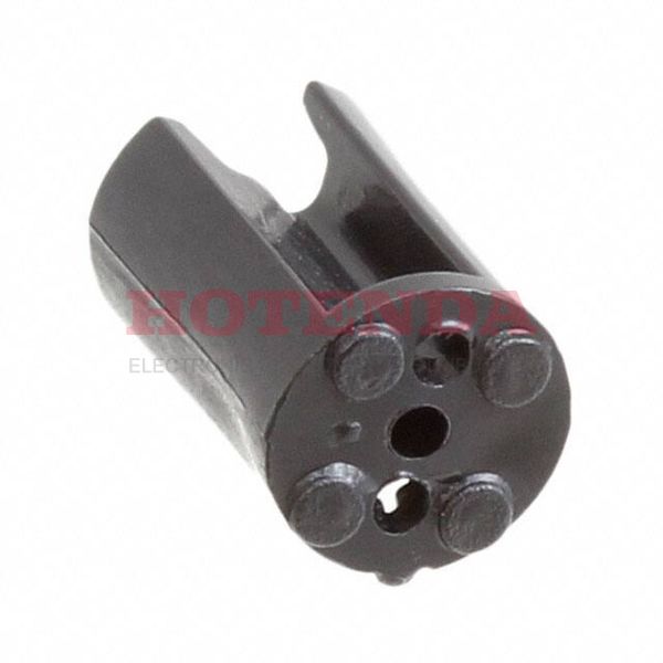 STD_300_BLK - LED HOLDER TRI-LEAD BLACK