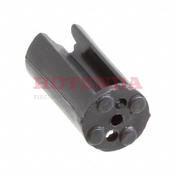 STD_380_BLK - LED HOLDER TRI-LEAD BLACK