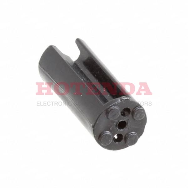 STD_460_BLK - LED HOLDER TRI-LEAD BLACK