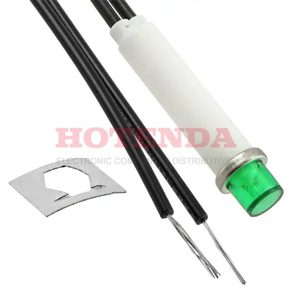 2152A5 - LAMP NEON INCAND GREEN PNL MNT