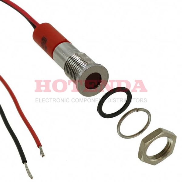 Q8F3CXXR12E - LED PM INDICATOR FLUSH RED