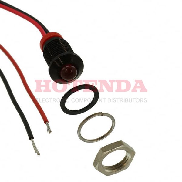 Q8P7BXXR02E - LED PM IND PROMINENT RED