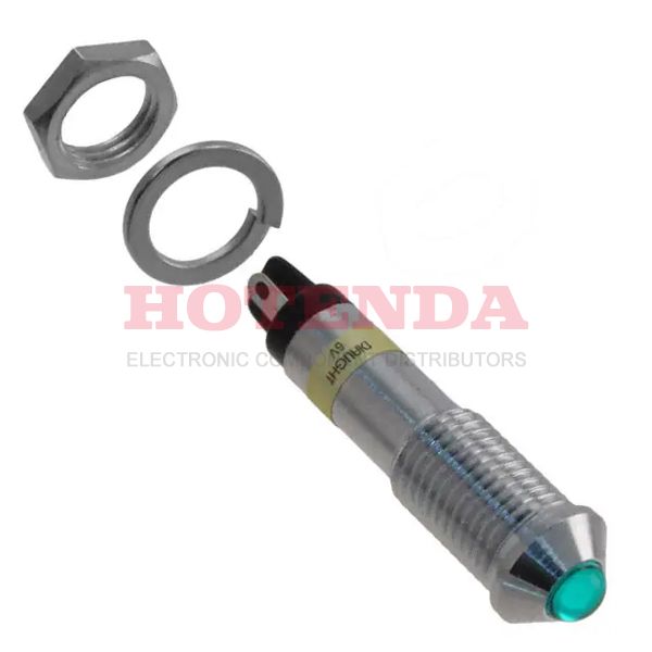 6071212130 - LED PNL MT 7MM 12V CHROME GREEN