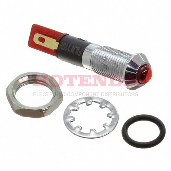 FL1M-8SJ-2-R2V - LED RED 8MM NUT 2VAC/DC STK