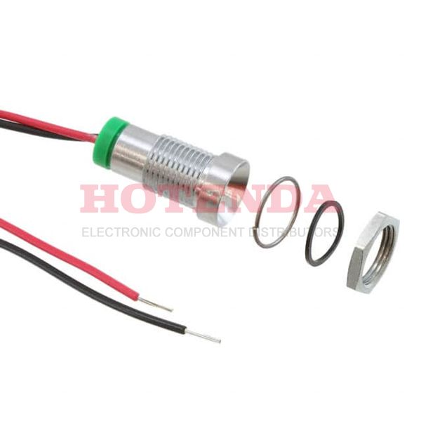 Q8R7CXXG02E - LED PM IND RECESSED GREEN