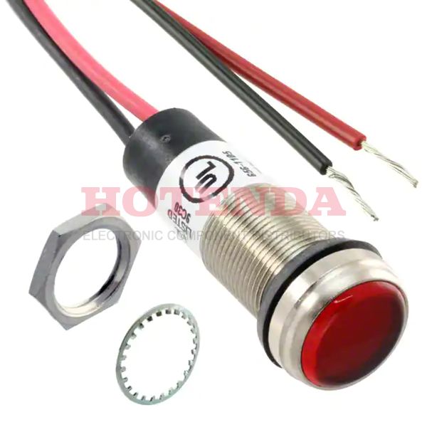 6561102303F - 1/2" FLT RD 5VDC W/LEAD