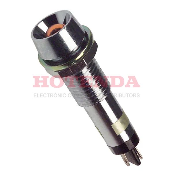 6072312130 - LED PNL MT 7MM 12V CHROME YEL