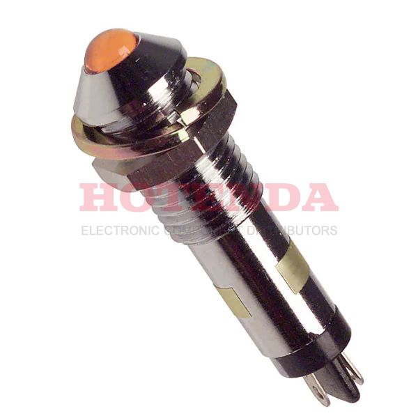 6071312130 - LED PNL MT 7MM 12V CHROME YEL